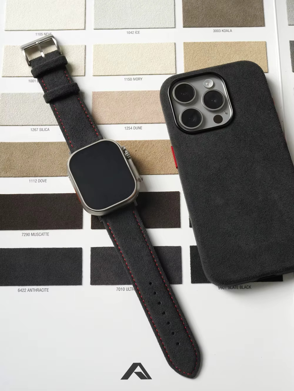 Alcantara Apple Watch Strap Suede Leather for Ultra 2 Band 46mm 45mm 44mm