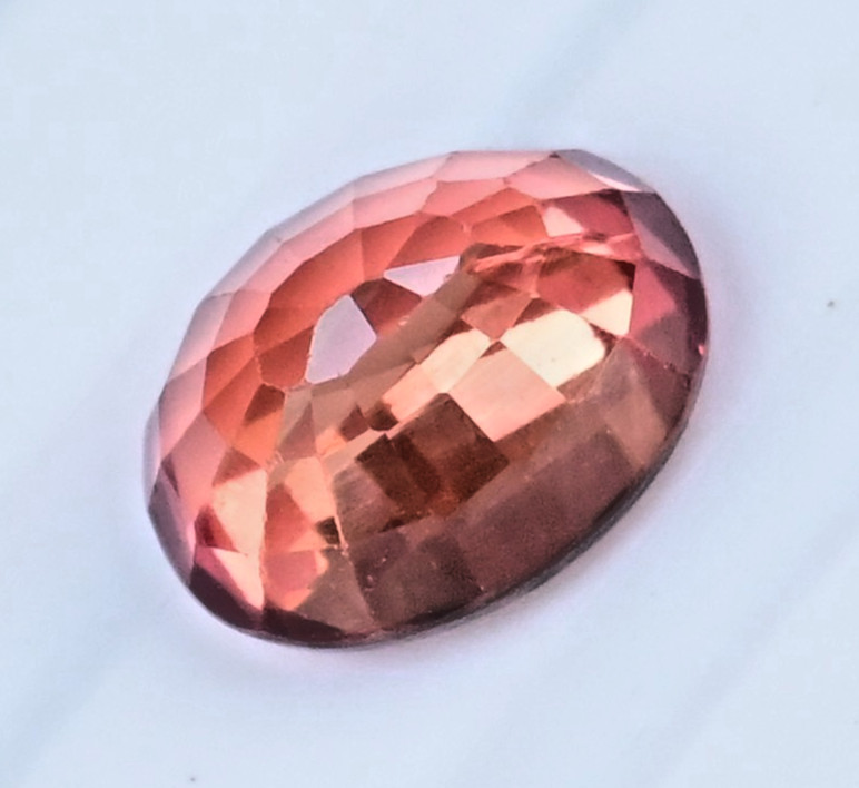 5.60 Ct Natural Myanmar Orange-Red Spinel Oval Cut Certified Gemstone
