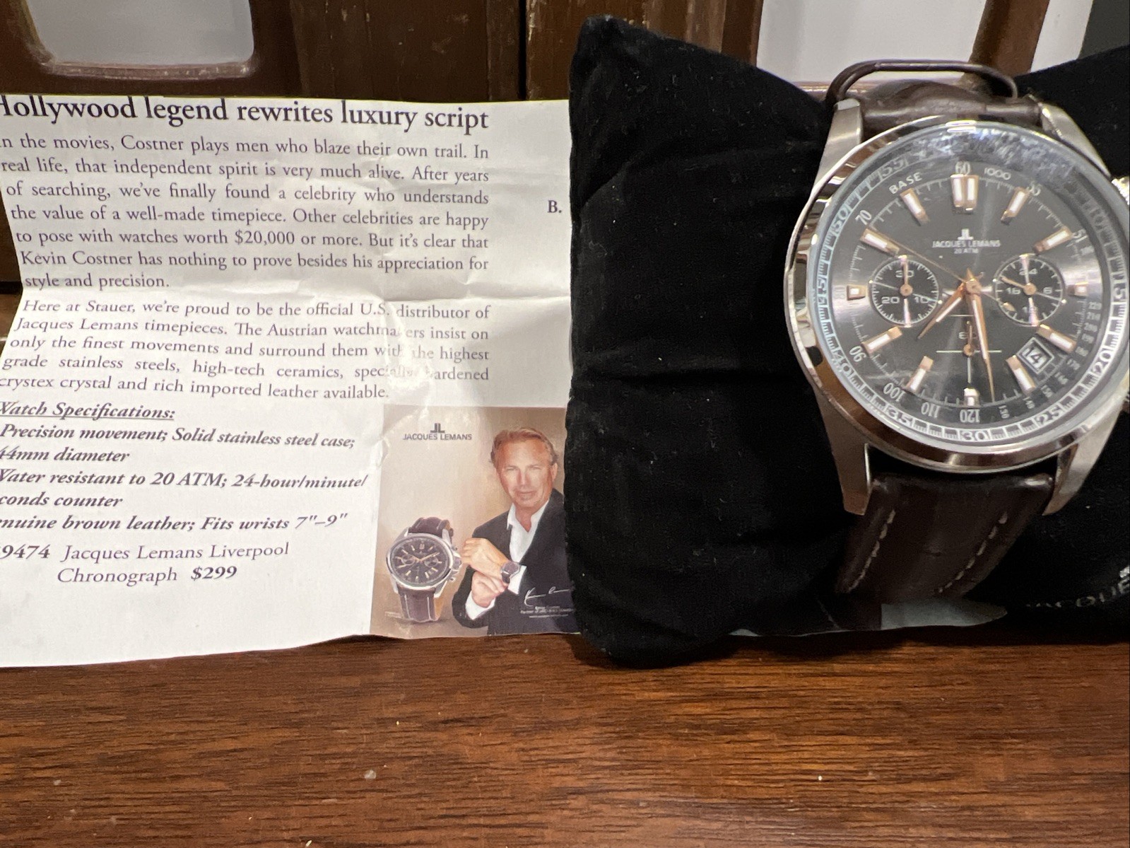 Jacques LeMans Men’s Chronograph Liverpool Limited Edition
