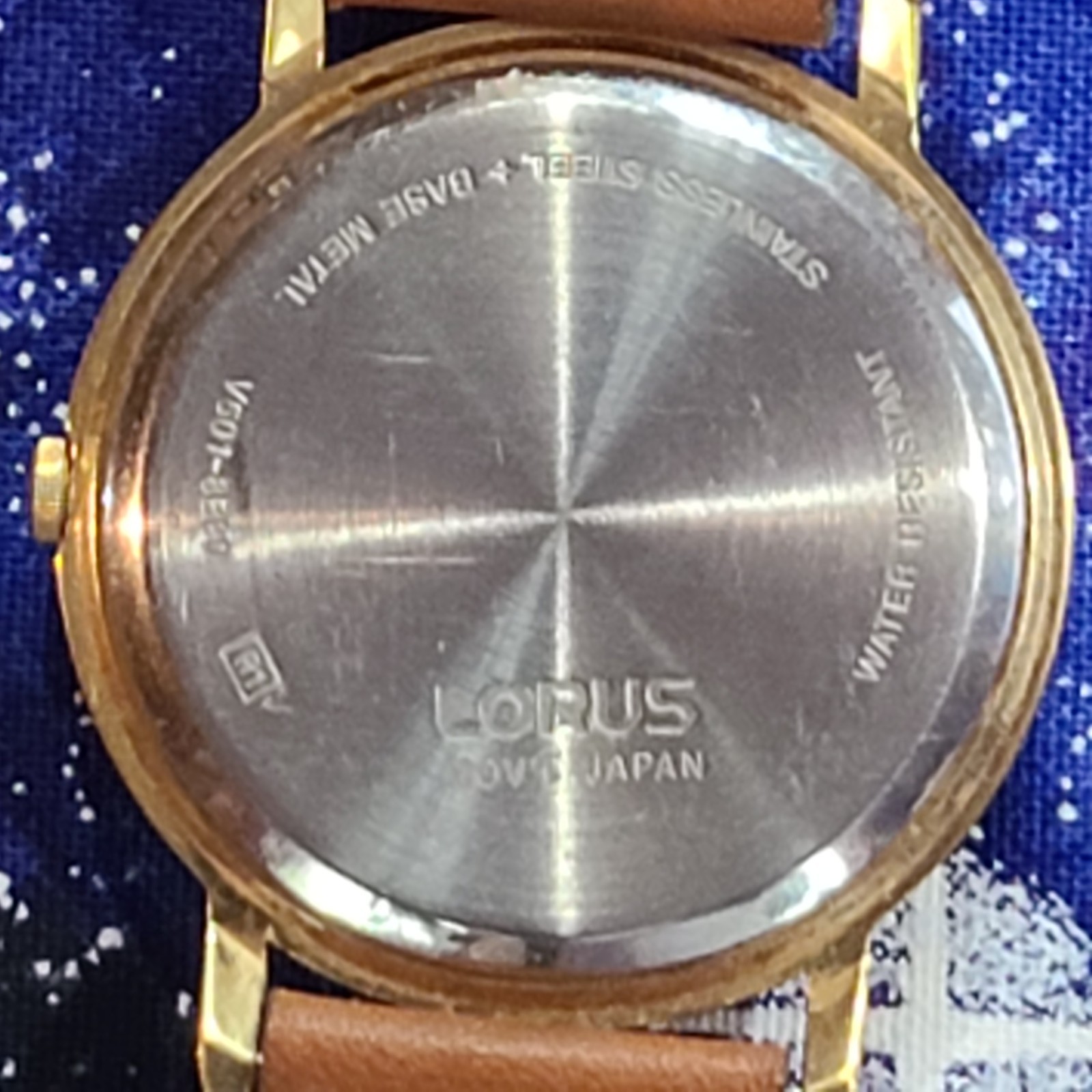 Vtg Lorus Disney Mickey Mouse Golf Watch Textured Leather Ready To Wear | Video