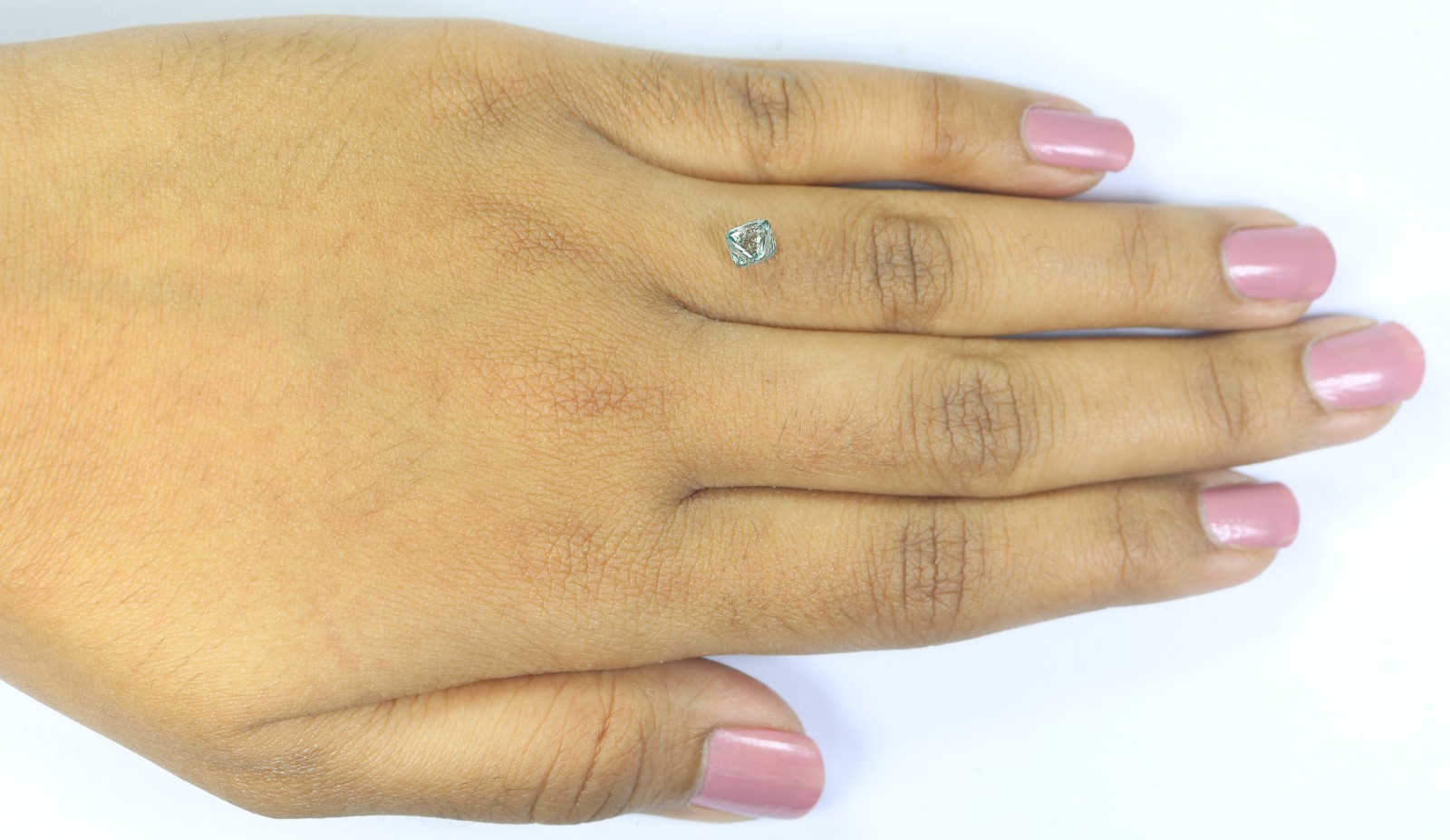 1.06 CT Natural Loose Rough Cut Diamond 6.40 MM Blue Color Rough Diamond N2624