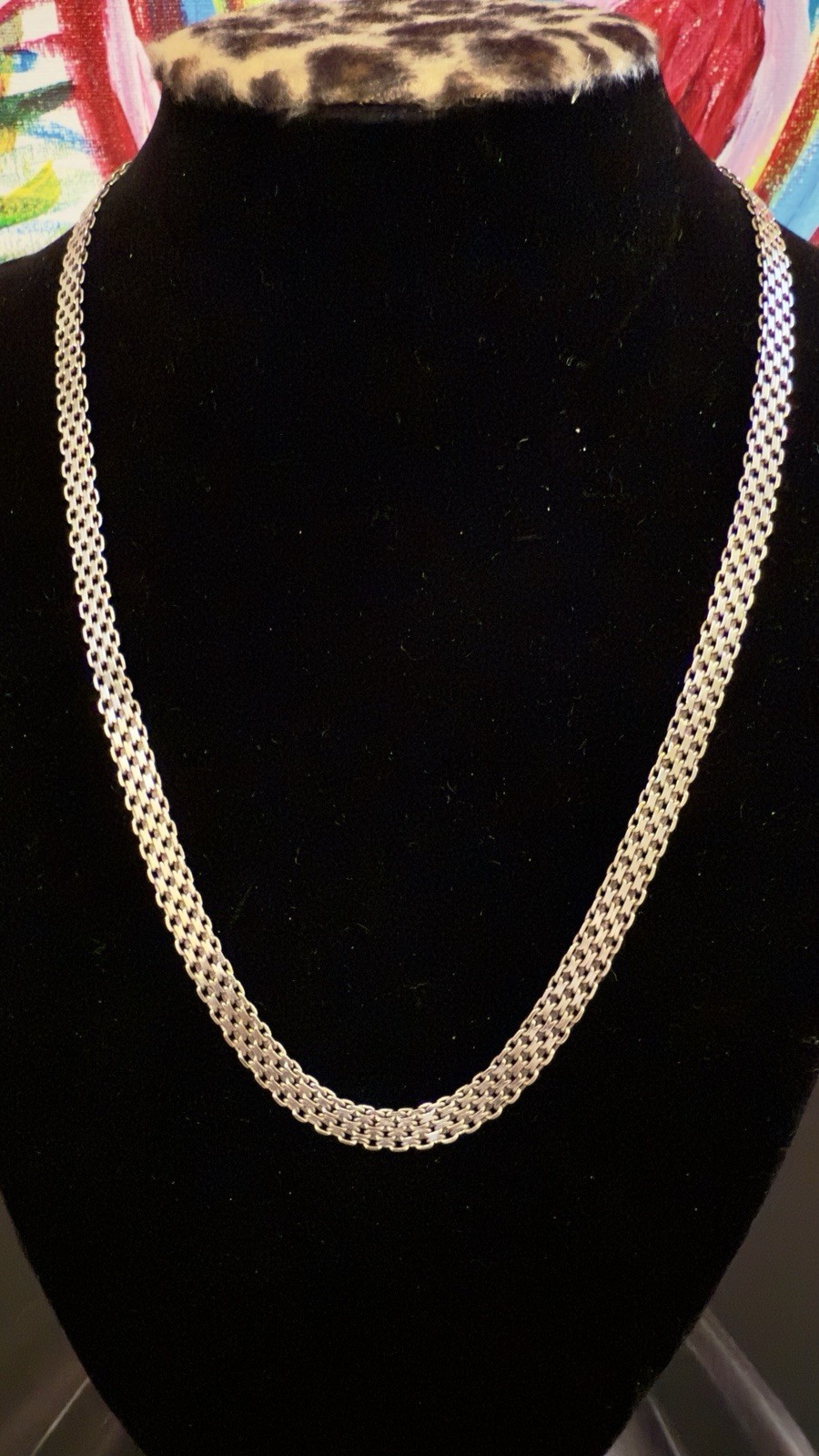 925 Sterling Silver Italian Necklace – 18″ – 45cm – 12.3g Stunning! #1799