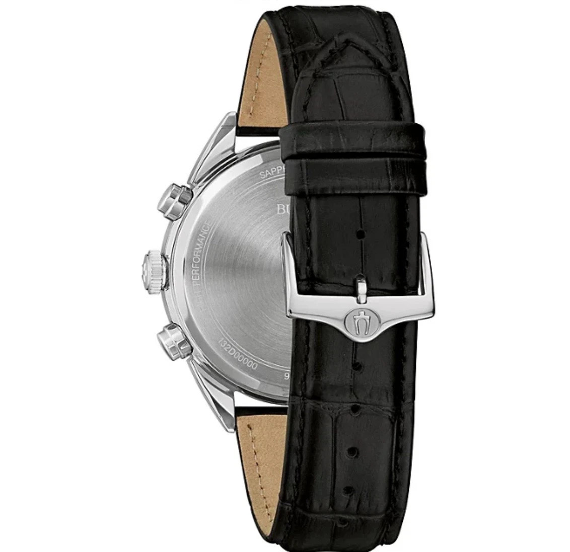 Bulova 96B403 Sutton Collection Chronograph Date Leather Strap Men’s Watch $550