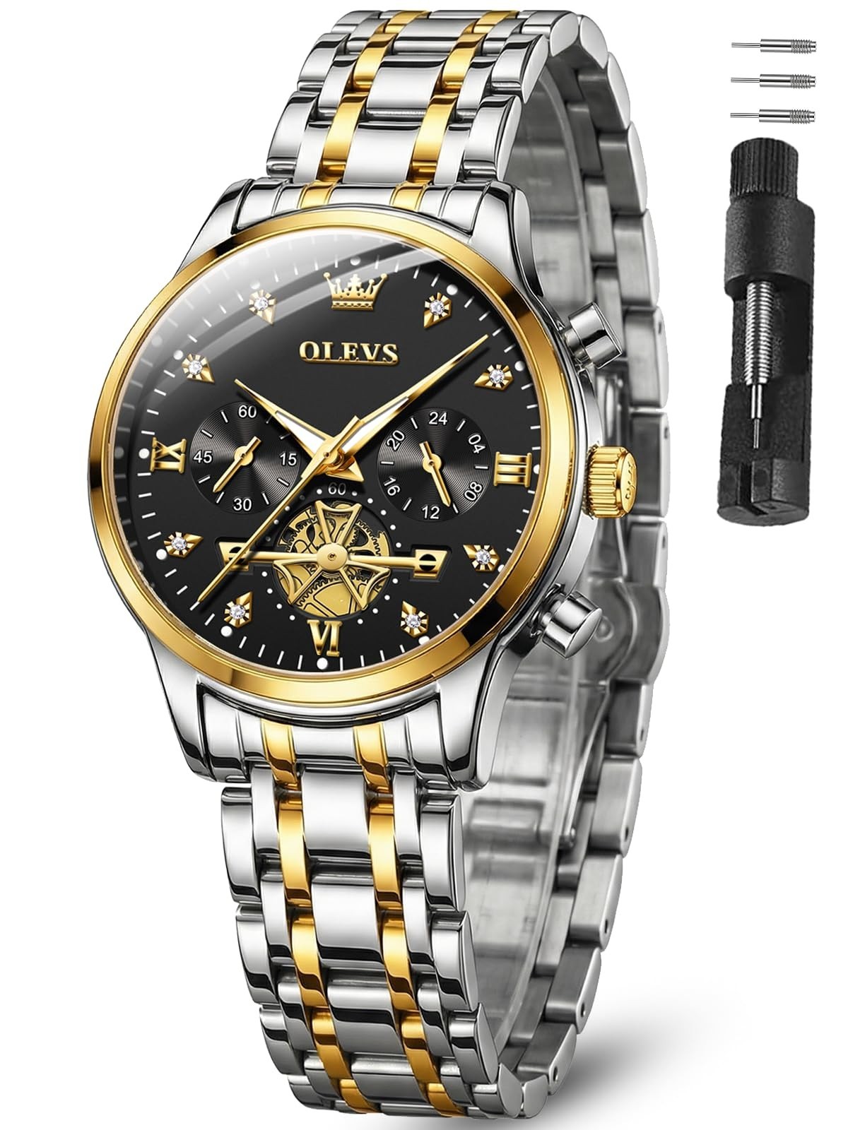 Luxury Women’s Stainless Steel Watch – Easy to Read, Small Wrists, Multiple Colo