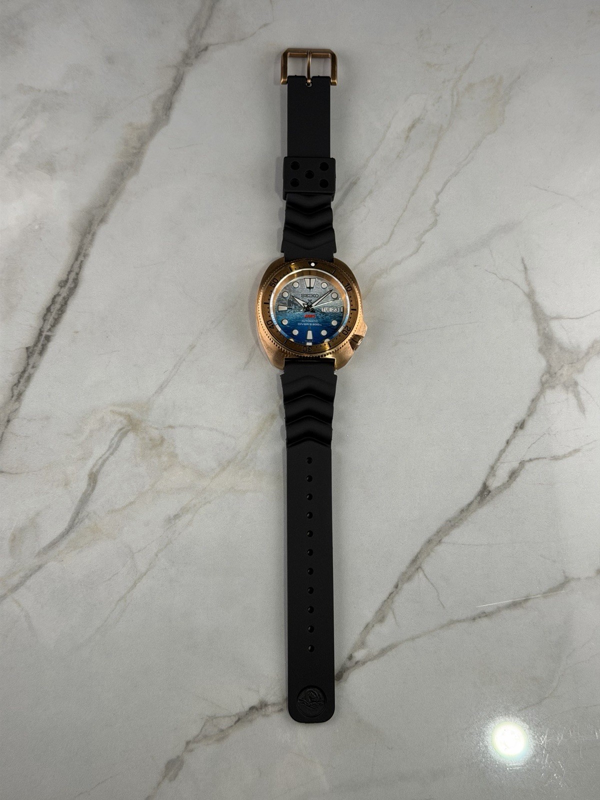 Bronze Jaws Turtle Watch – Automatic Seiko NH35 – Limited Edition 50th Dive