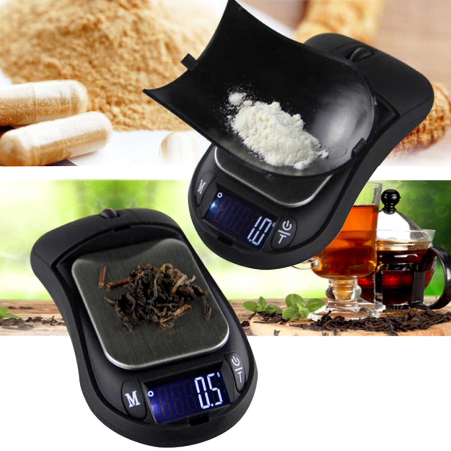 200g x 0.01g Digital Pocket Scale 0.01 gram 0.1 grain Portable Precision Scale