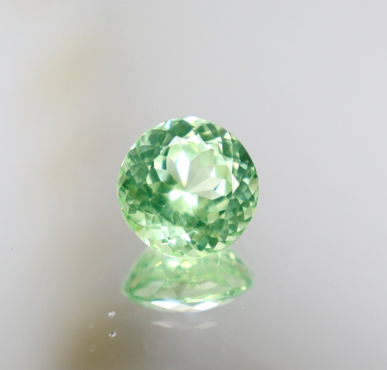 14Ct Rare Natural Green Spinel Round Cut Loose Gemstone 14x14x9mm