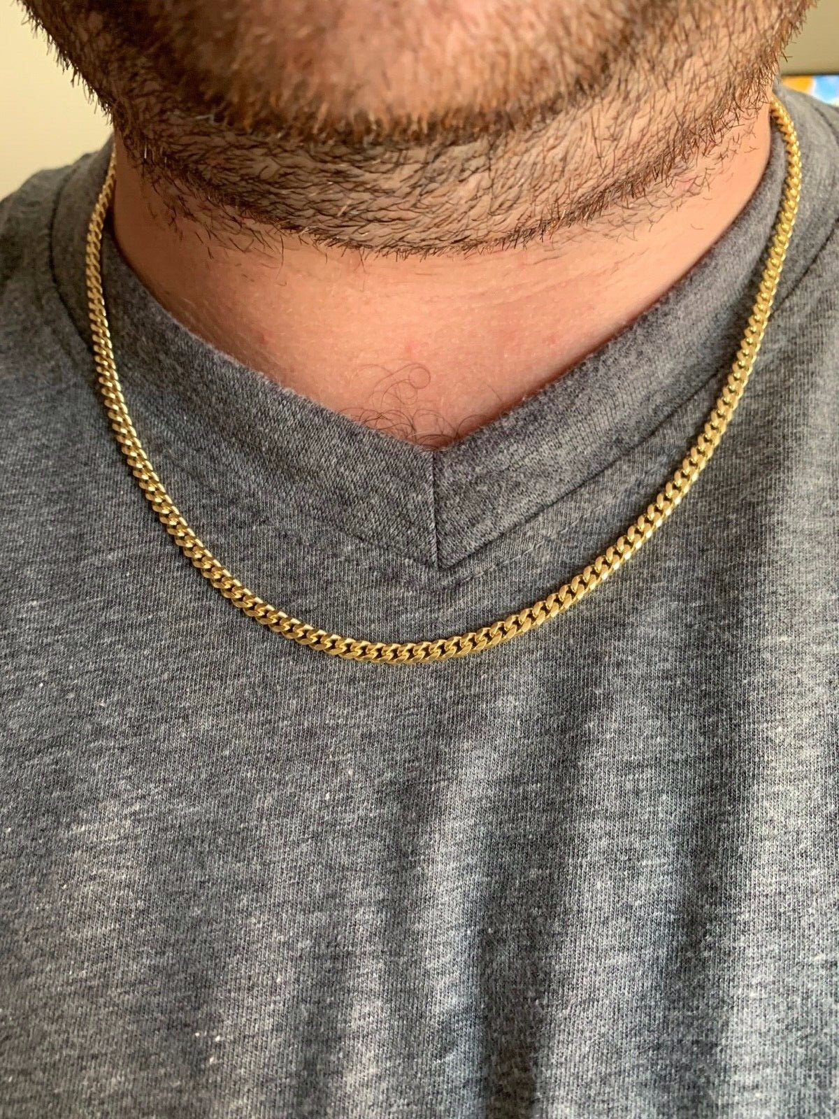 Cadena O Pulsera Cubana Para Hombre – Oro De 14k Sobre Plata Solida 925 ITALIA