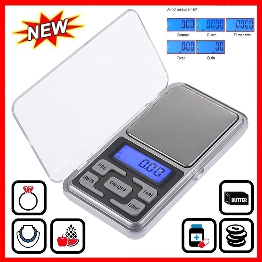 200g x 0.01g Mini High Precision Digital Pocket Scale for Jewelry ，Gold Weighing