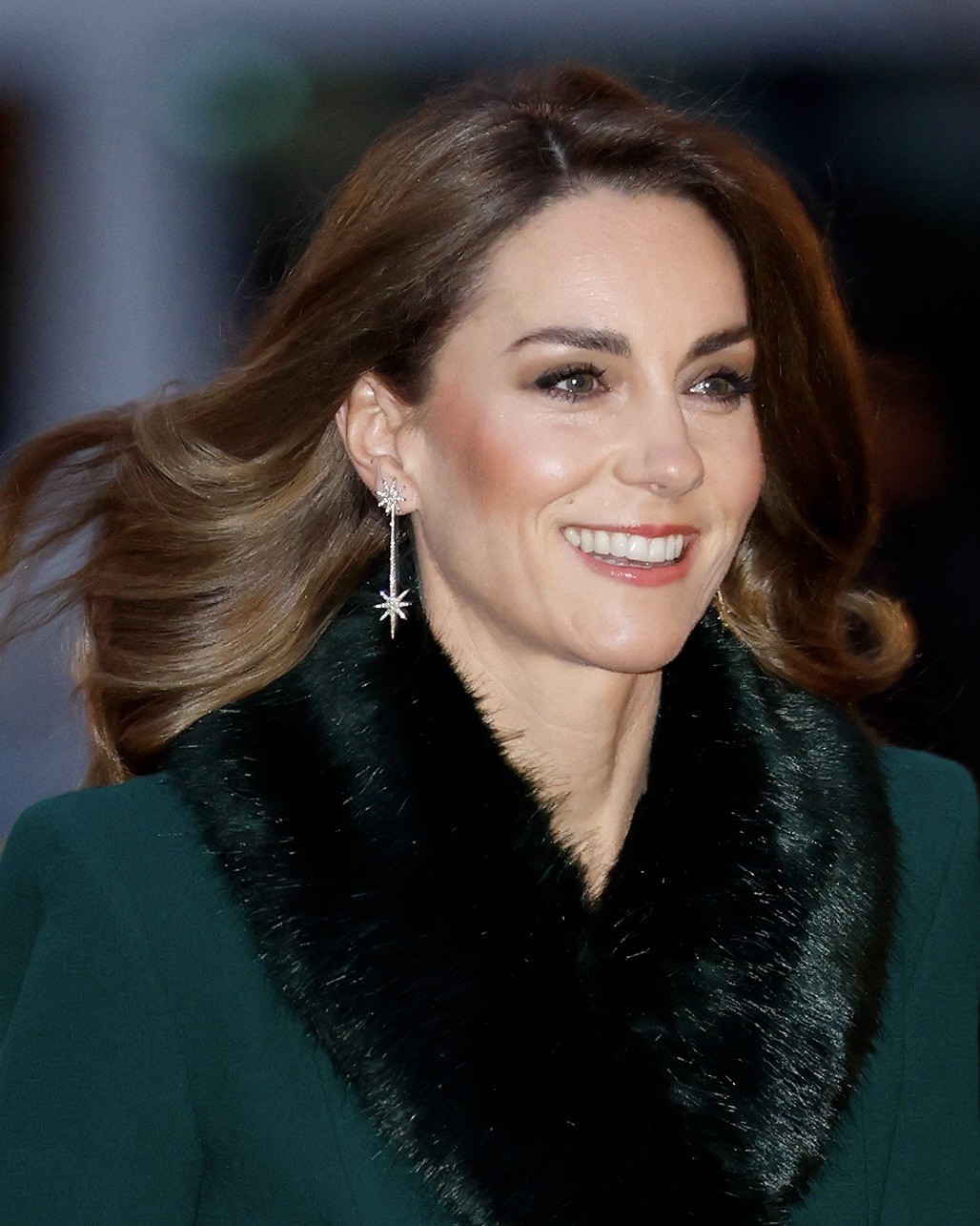 Catherine Princess of Wales Royal Replica Tsar starburst Drop earrings