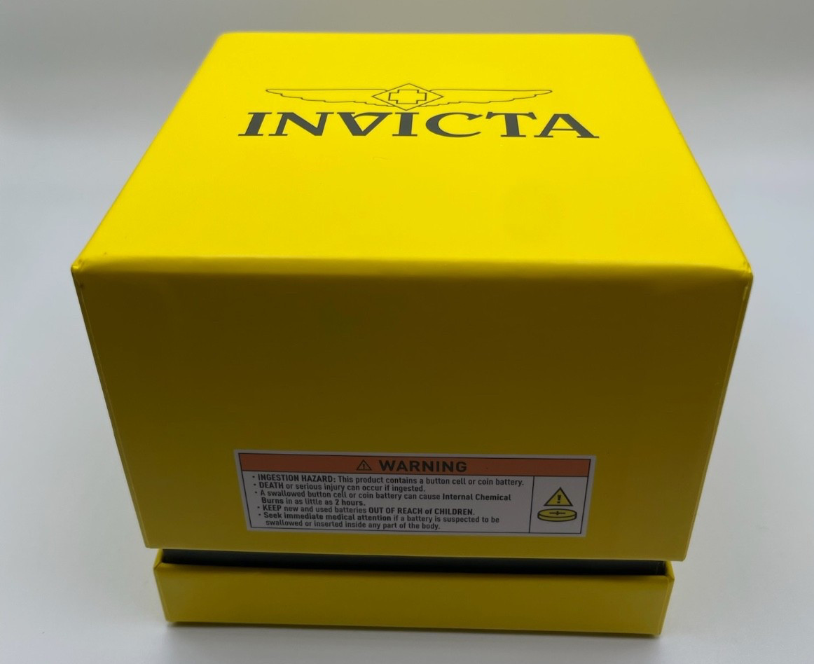 Invicta Bolt Zeus Magnum Men’s Watch – 52mm, Yellow, Dark Blue (39472)