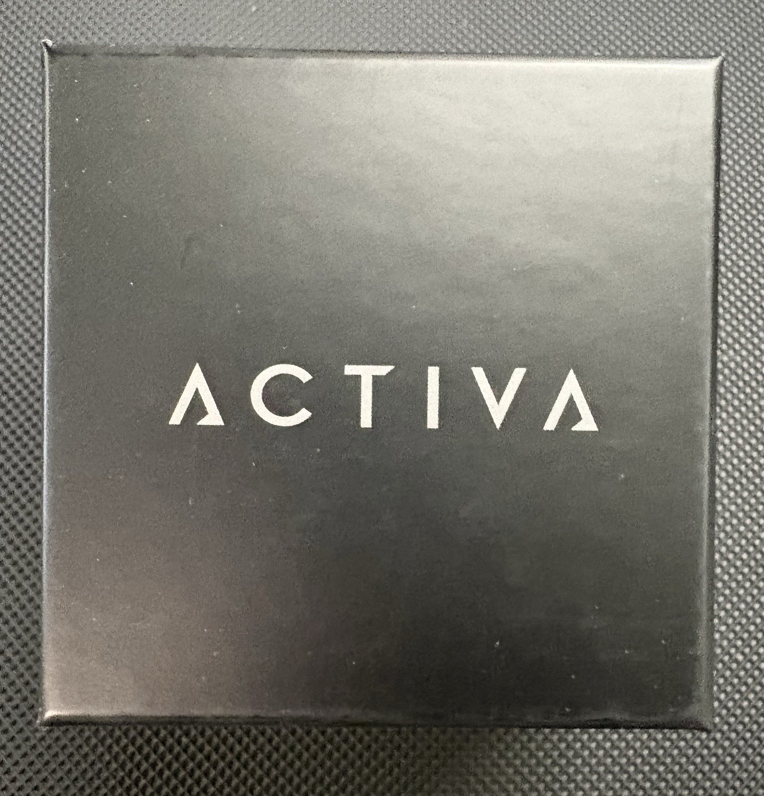 Activa Dual Time Analog-Digital Quartz Watch 30m Black Resin Strap Date Box