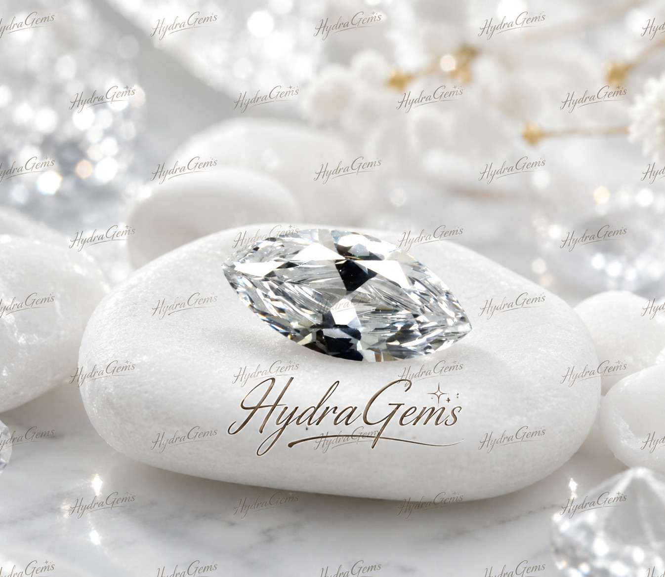 Certified Natural White Sapphire 2.80 Ct Marquise Cut Sri Lanka Loose Gemstone