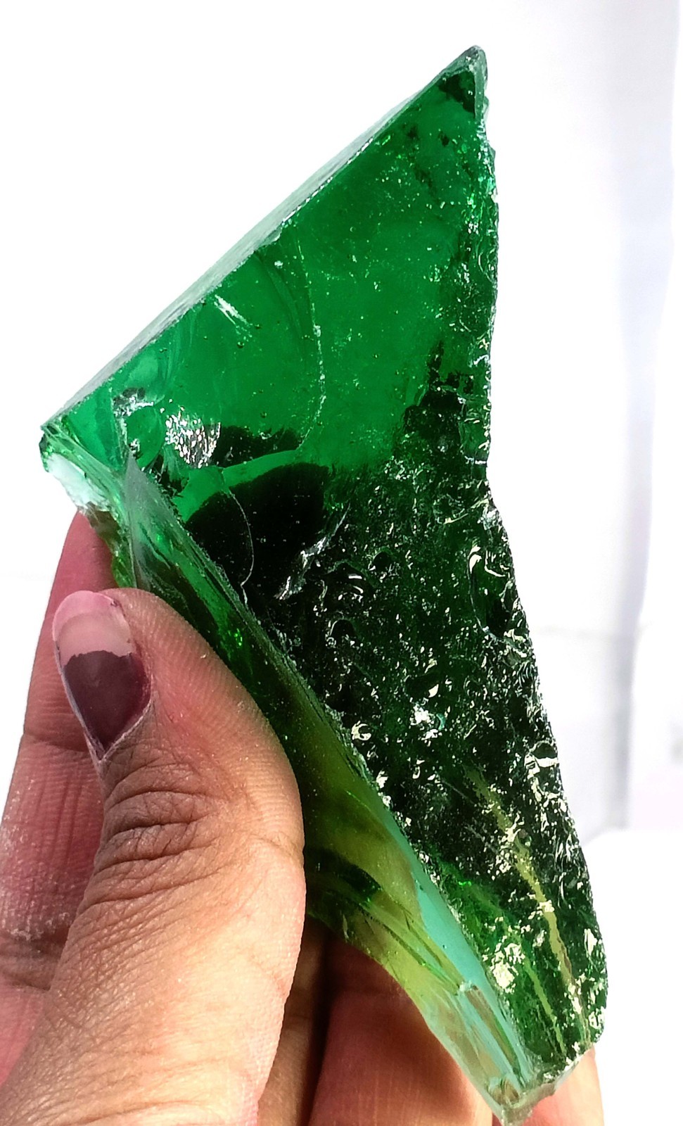 505.0 Ct Natural Green Emerald Rough EGL Certified Loose Gemstone 6MGR