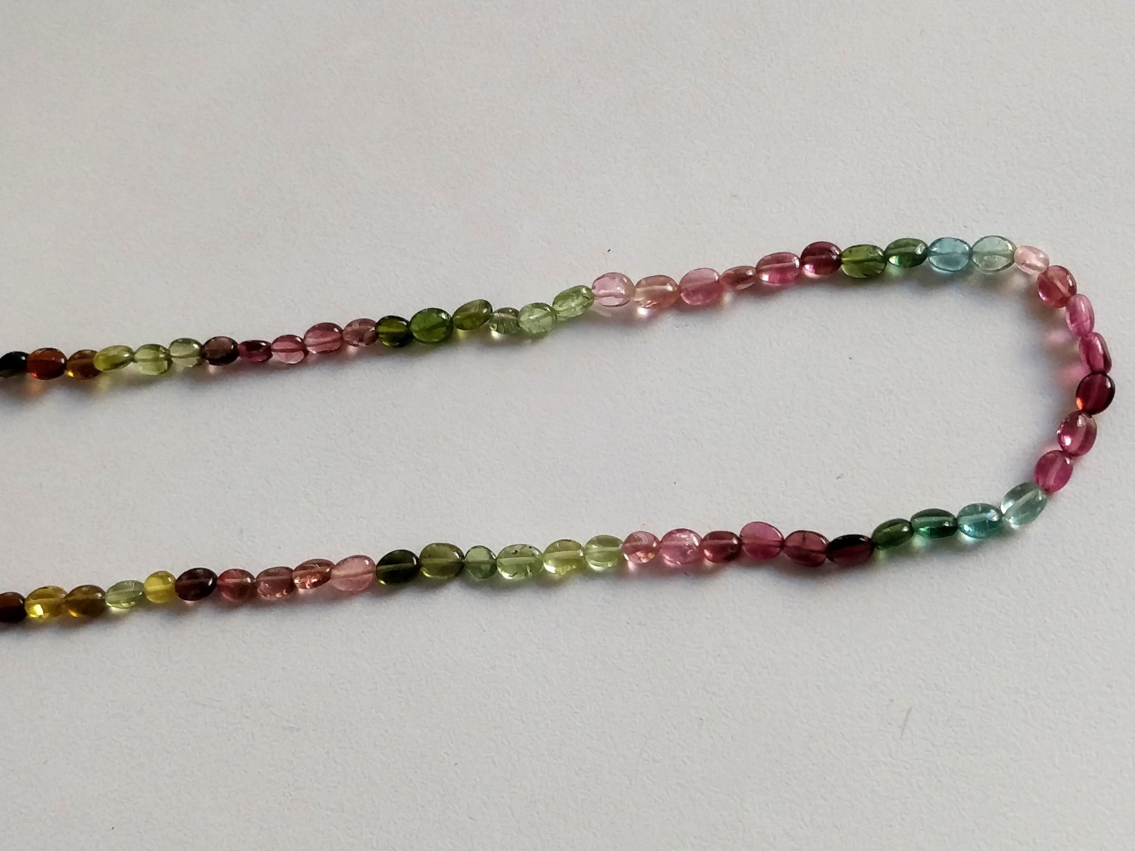 Natural Multi Tourmaline Nugget Beads Tumble stones 5 – 6 mm stones 14″ strand