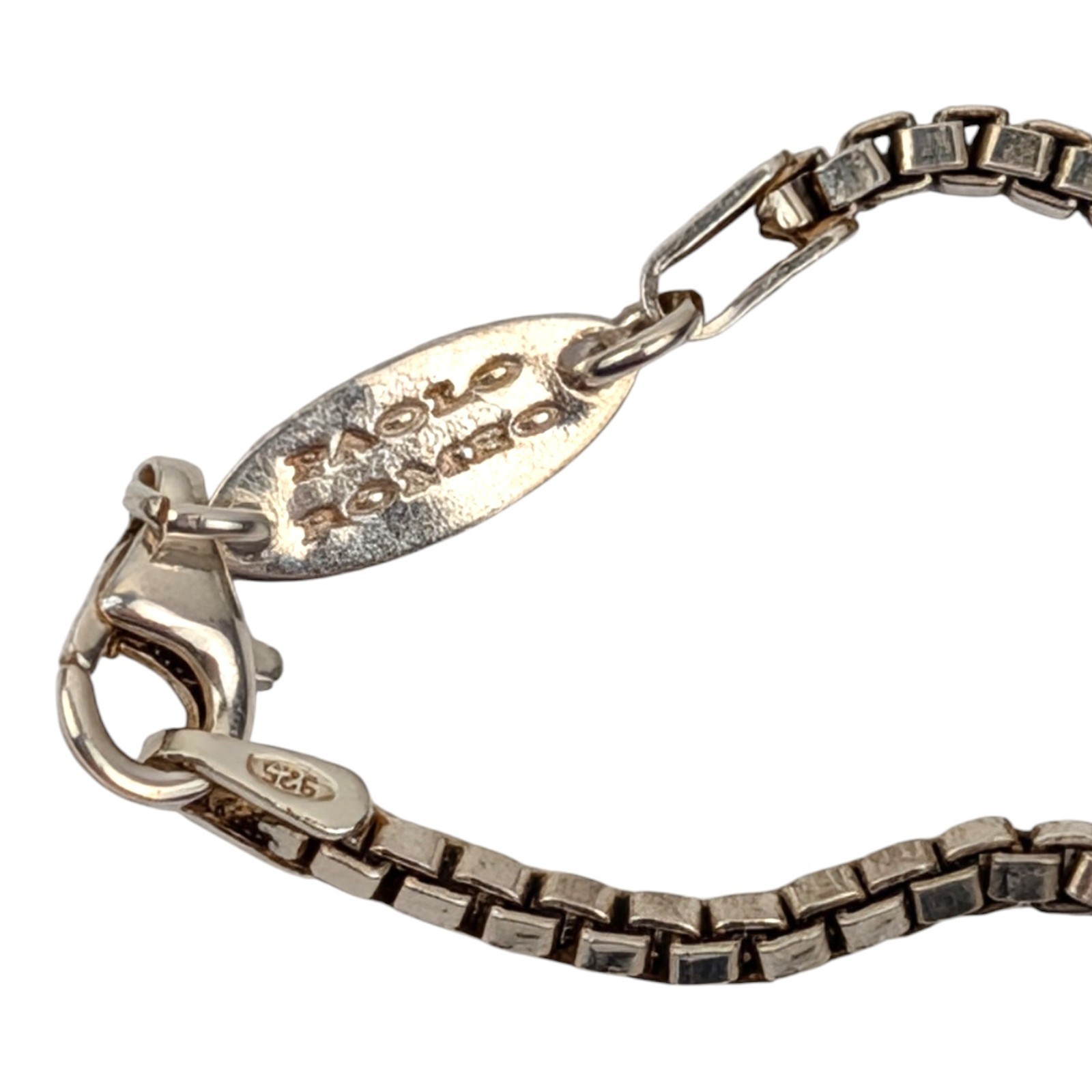Paolo Romeo 17.5″ Sterling Silver 2mm Box Chain Necklace 10.6 Grams Italy