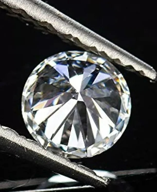 Certified 0.55 Ct White Diamond Round Cut Natural VVS1 D Grade Loose Gemstone