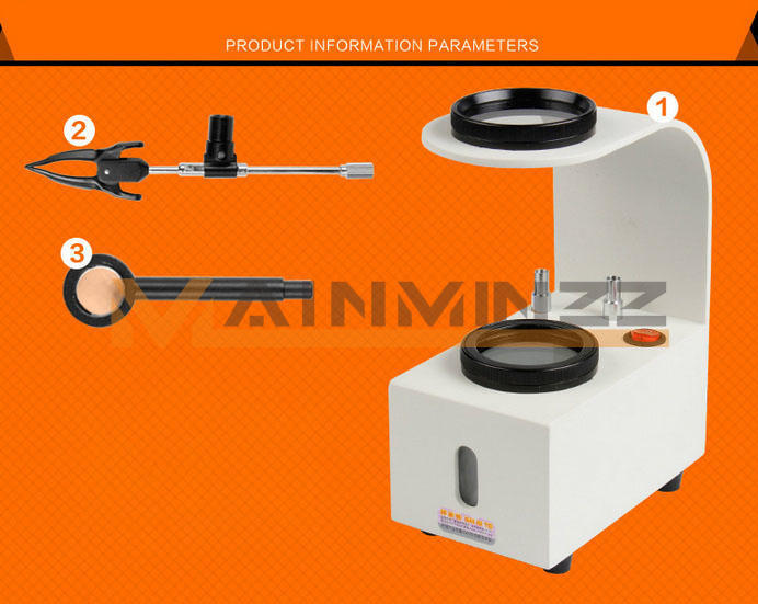ONE New Jewelry polariscope Desktop magnifier Gem identification tool +Gem Clip
