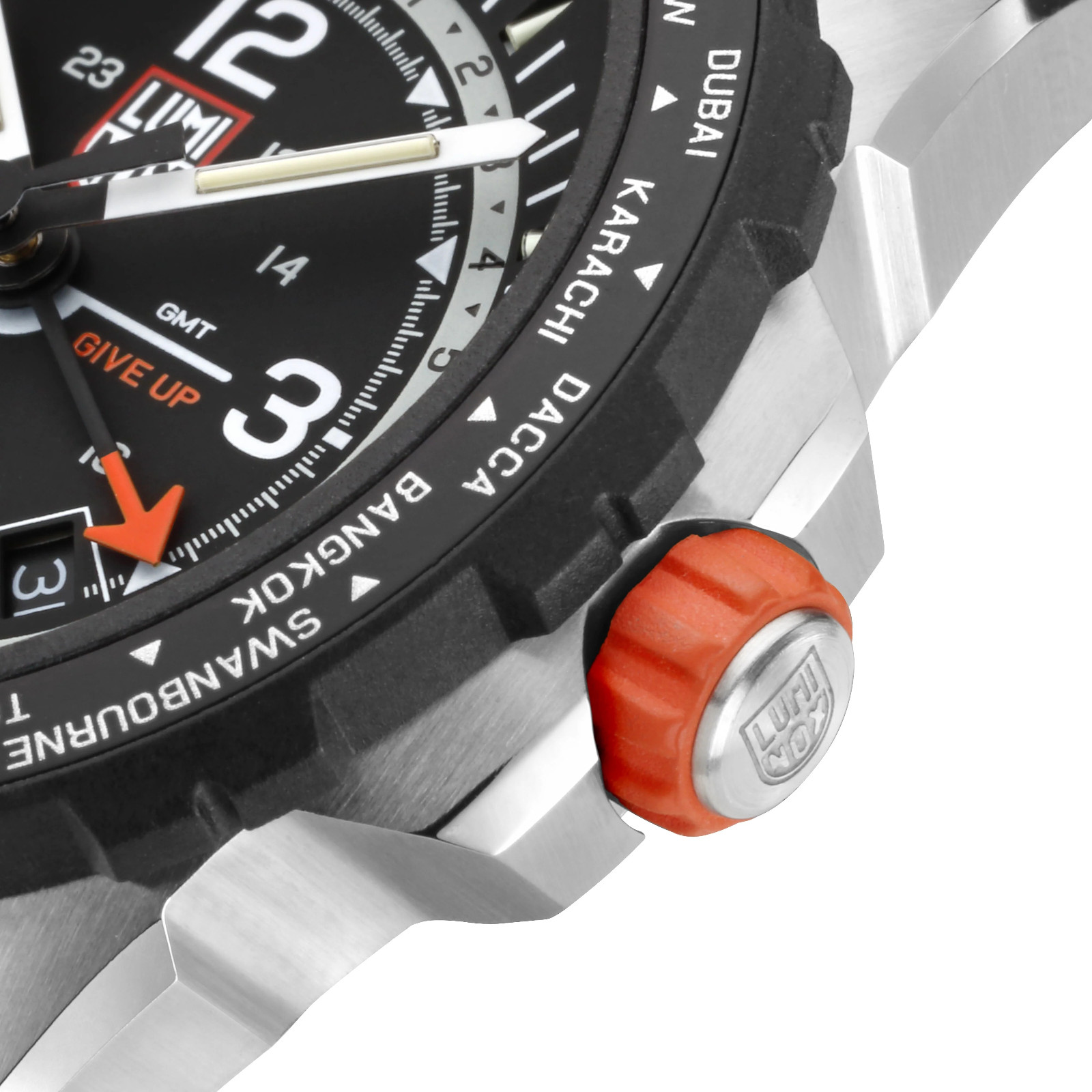 Luminox Men’s 45mm Bear Grylls Survival Air Multi Time Zone GMT Watch XB.3761