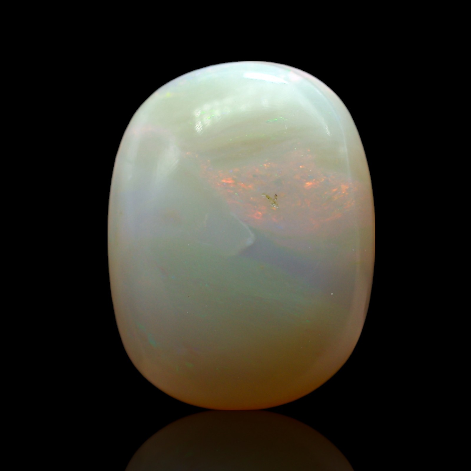 7.00 Cts Natural Oval Australian Fire Opal Ethical Cabochon Gemstone 15x12x6 mm