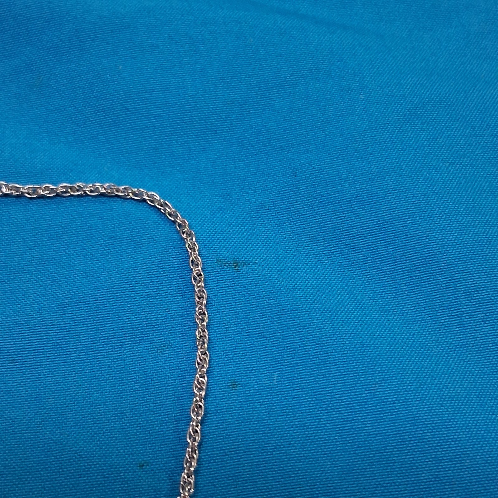 JCF STER Marked Polished Hershey Kiss Designed Pendant Double Chain Necklace