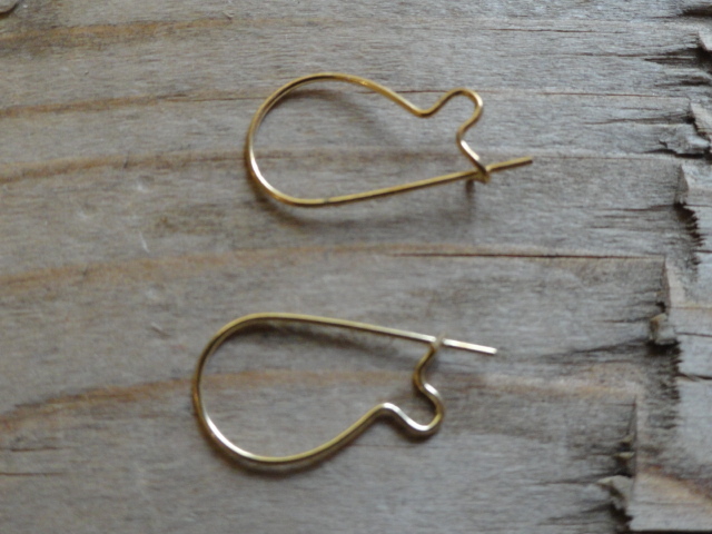 Ear Wires SURGICAL STEEL GOLD PLATED (pkg 144 pr)