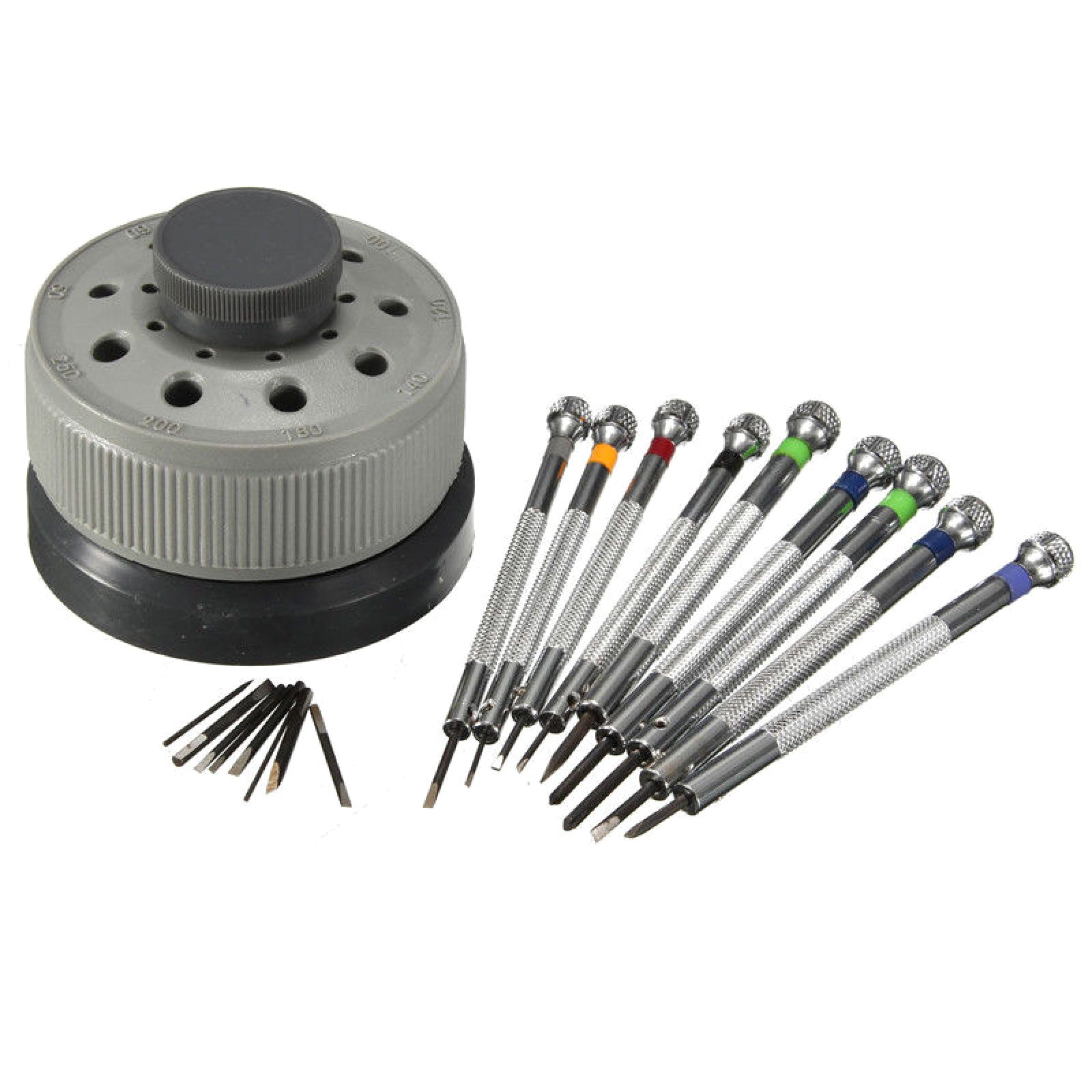 9Pcs/Set Precision Screwdriver Set Watch Slotted Flat Blade Watchmaker 0.8-2.0mm