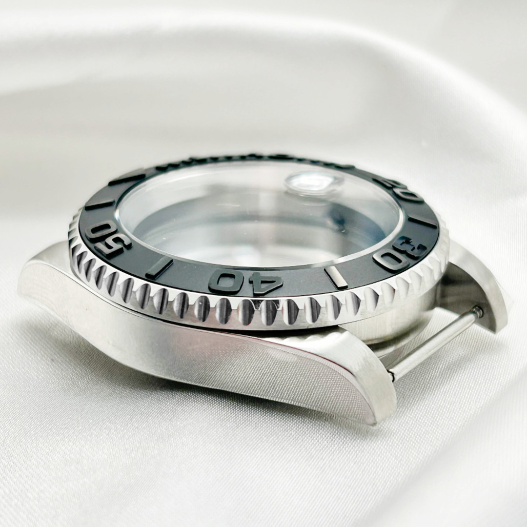 20ATM 40mm Sapphire Glass Modified Watch Case fit NH34 NH35 NH36 120 click bezel