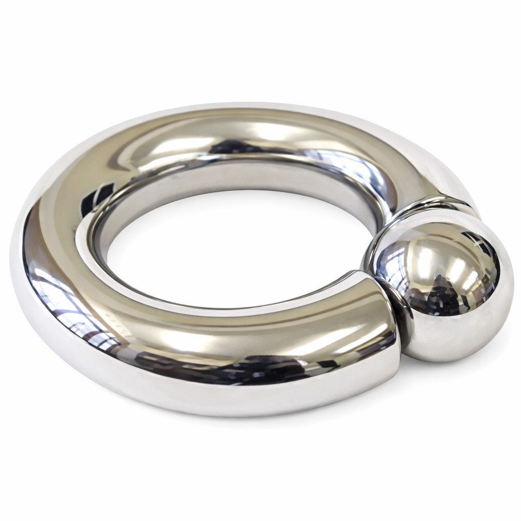 Monster Screwball Rings, Surgical Steel Prince Albert Stretched Piercing Jewelry