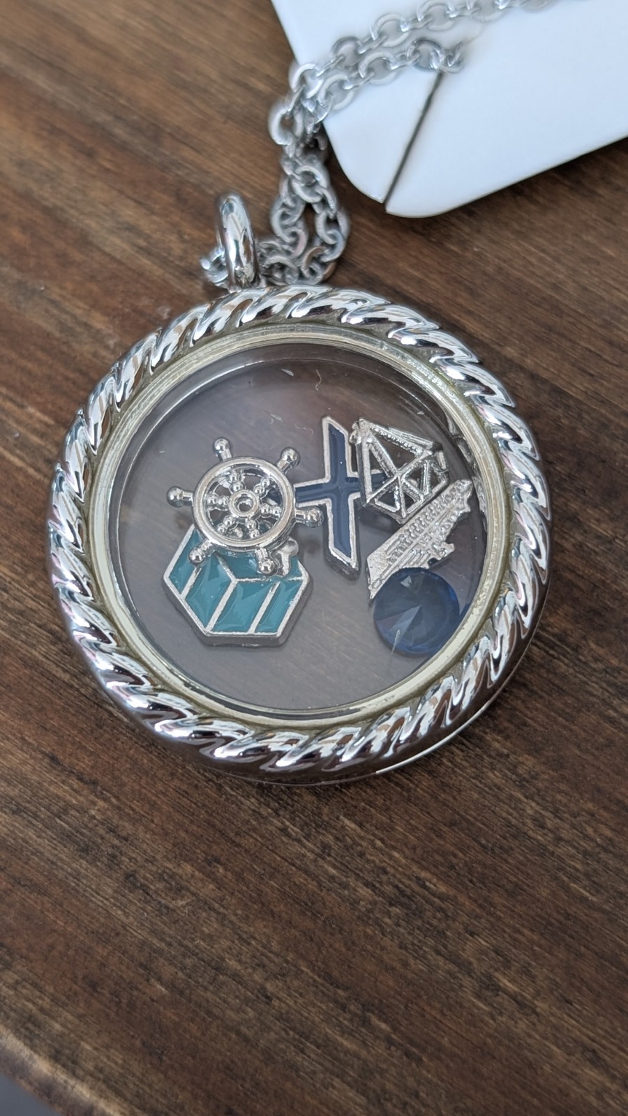 New Effy Floating Locket Necklace Containing Miniature Charms