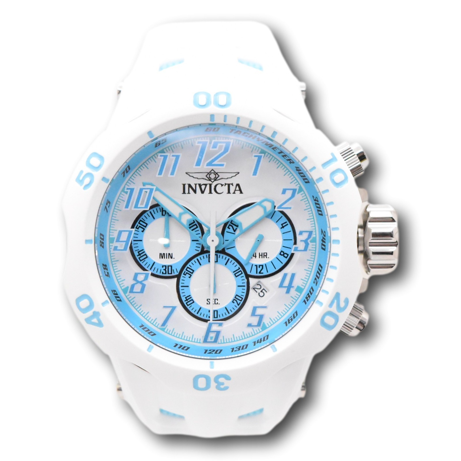 Invicta Venom Hydra Arctic Glacier Men’s 52mm White & Blue Chrono Watch 50511
