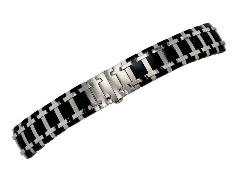 NEW Replacement Bracelet for Concord Saratoga 14.C2.1894 Stainless Steel & PVD
