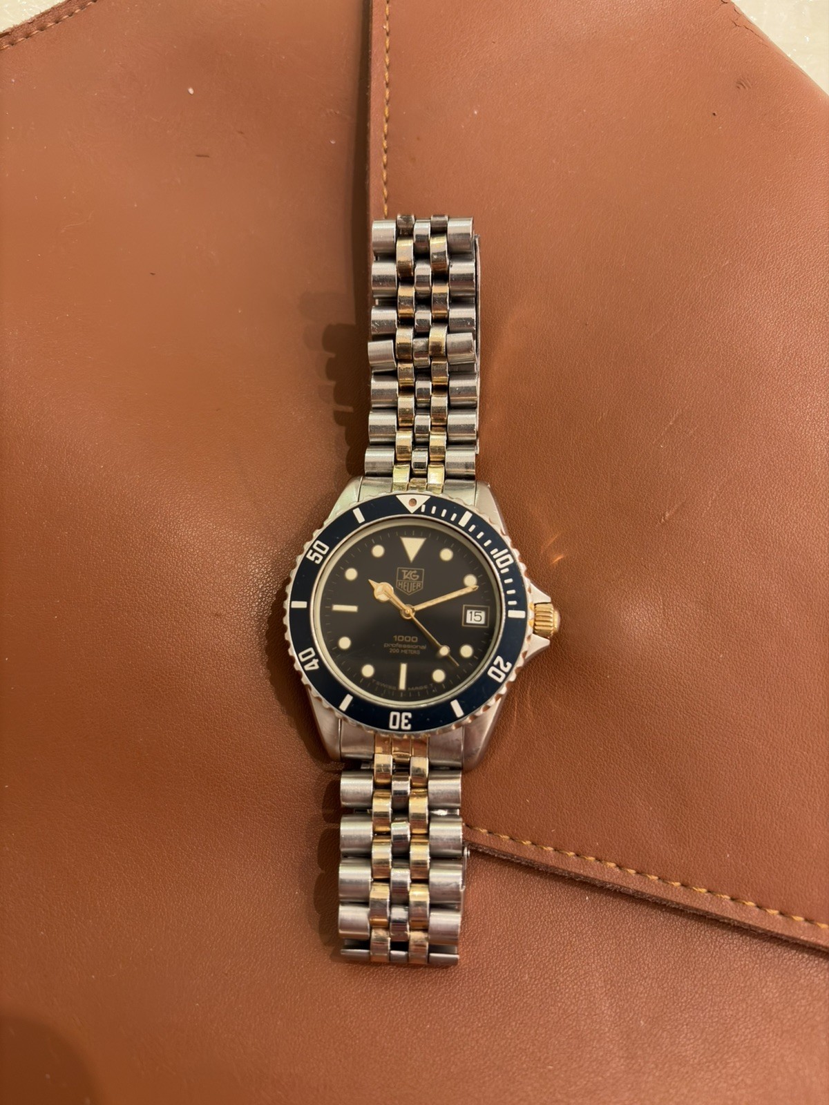 Vintage Tag Heuer 1000 Professional Diver 200m Ref. 980.020B Quartz Men’s Watch