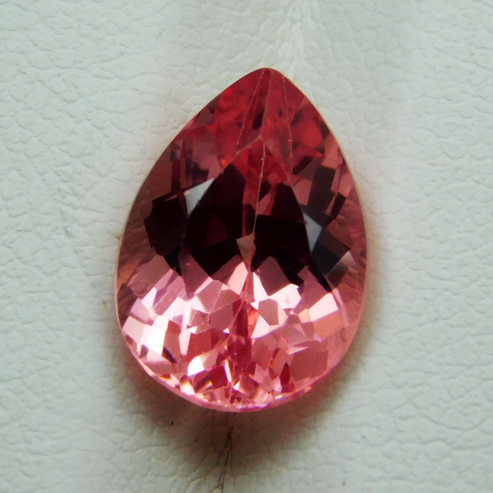 Certified 4.90 Ct Natural Padparadscha Sapphire Stunning Pear Cut Gemstone