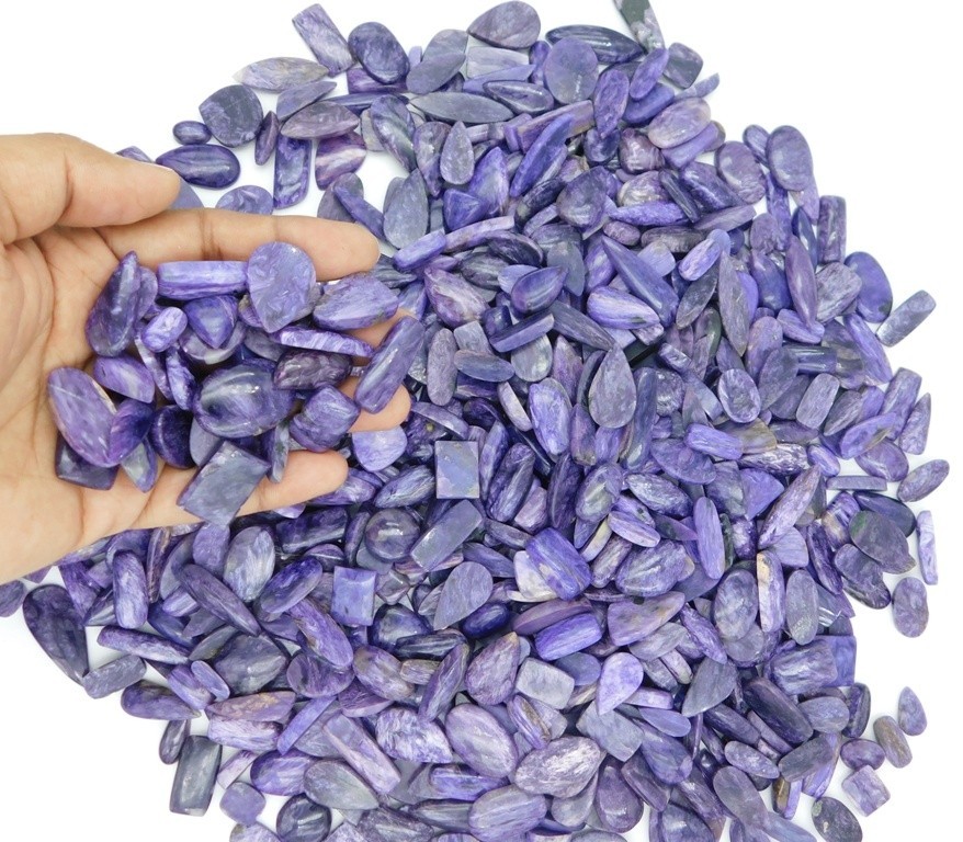 Natural Charoite Gemstone For Earring, Pendant, Necklace Jewelry Making 71901