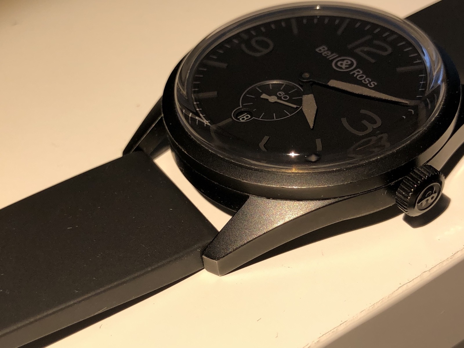 Bell Ross watch BR 123 Vintage Phantom