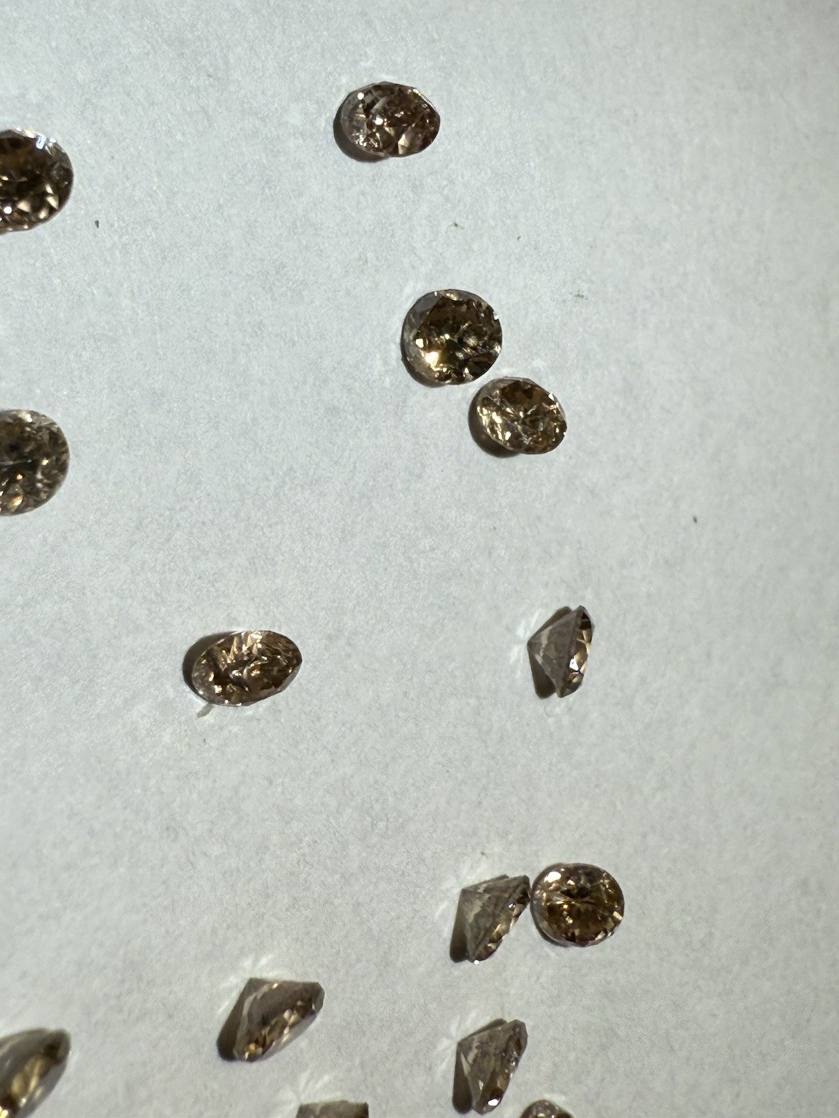 7.83 Carat Natural Brown Diamond LOOSE MELEE LOT #50123