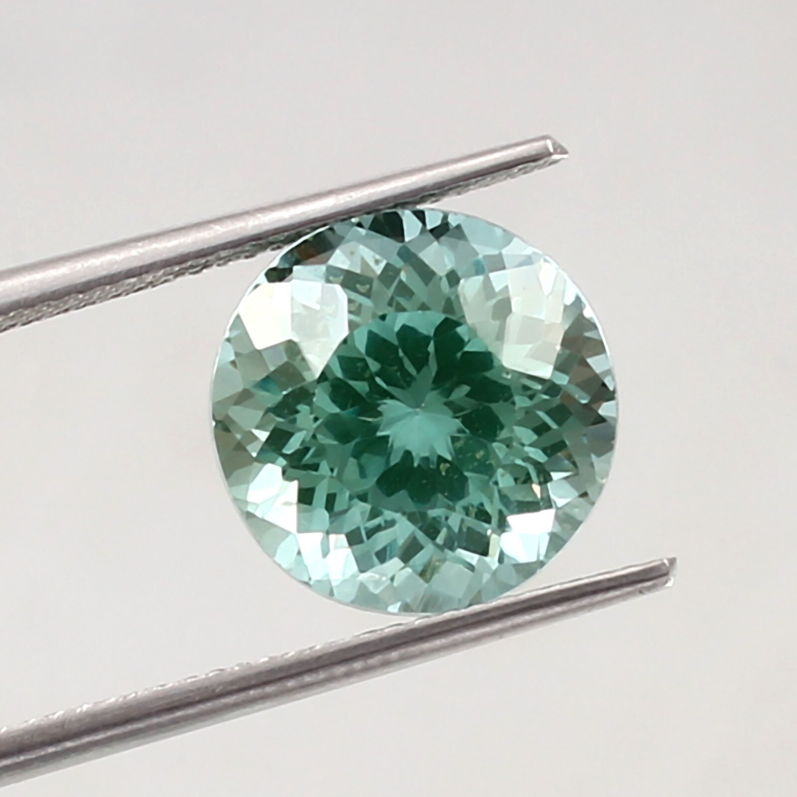 AAA Natural Flawless Green Ceylon Spinel Loose Round Gemstone Cut 11.50 MM