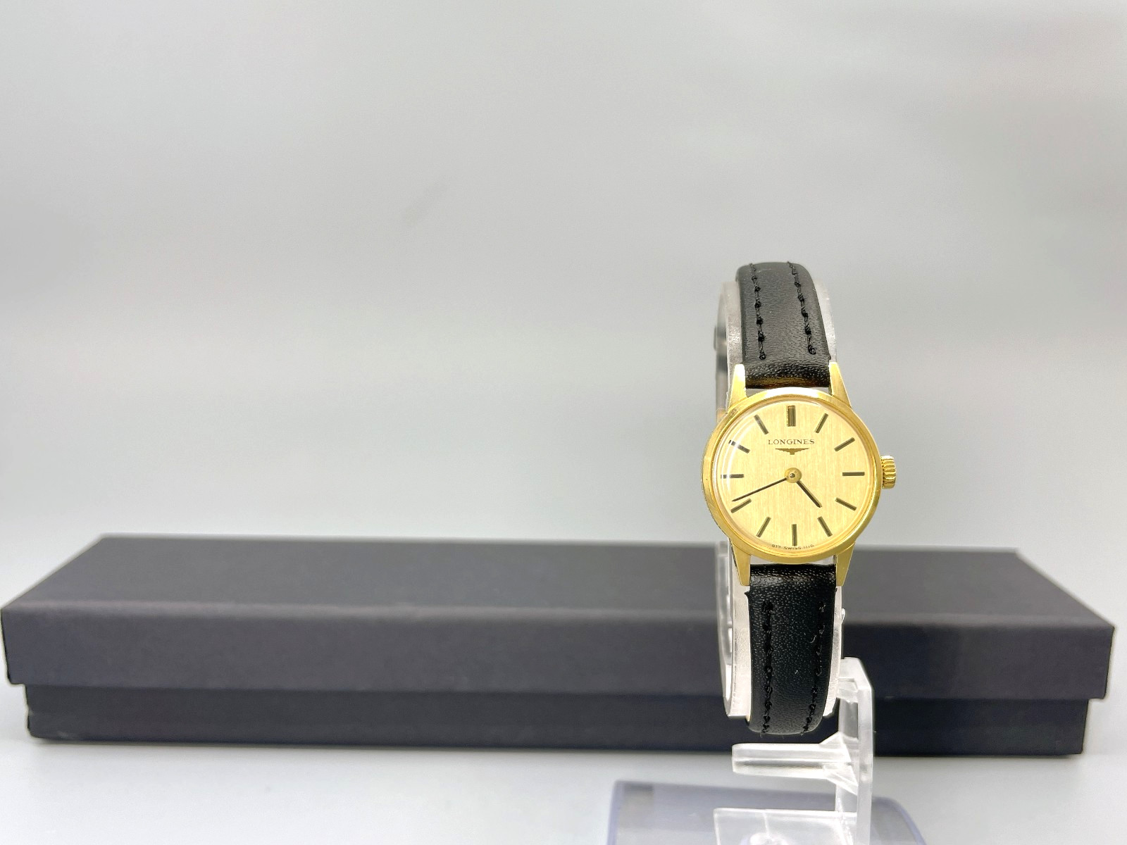 Vintage 1970s Longines 817 1116 Ladies manual Winding 22mm Watch Gold -US Stock