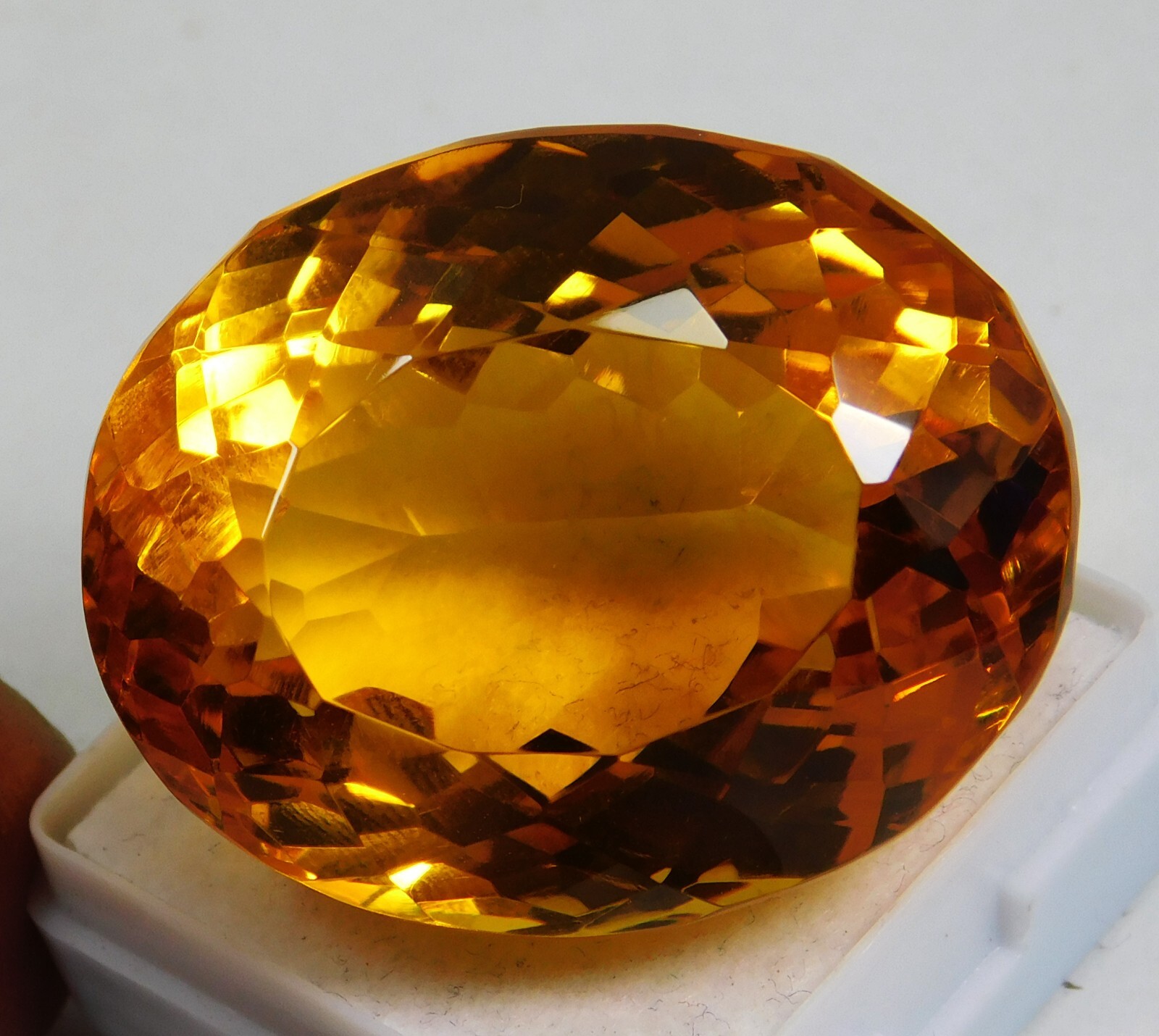 Natural 118.50 Ct Mogok Orange-Yellow Painite Oval Cut Certified Loose Gemstone