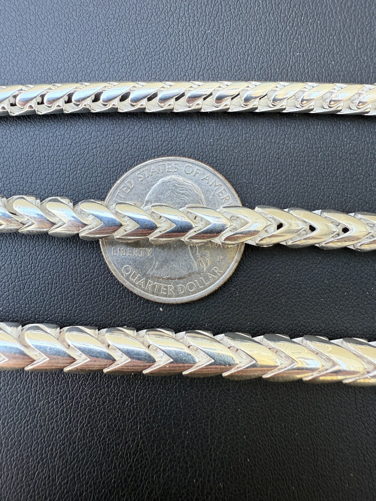 Real 925 Sterling Silver Round Franco Bracelet 5-7mm Handmade W. Box Clasp ITALY