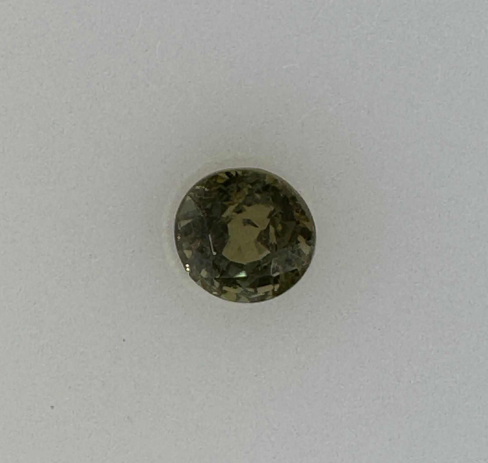 Lemon Green CHRYSOBERYL, 0.67 Carat, 4.5mm, Round, Clean. Natural Gemstone #101