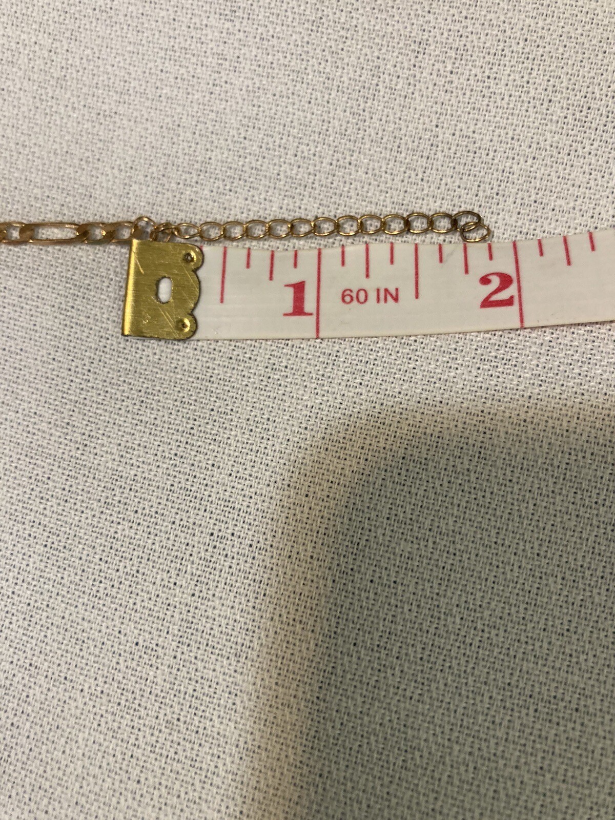 Chain link anklet 9 inches gold tone with 2 inch extension
