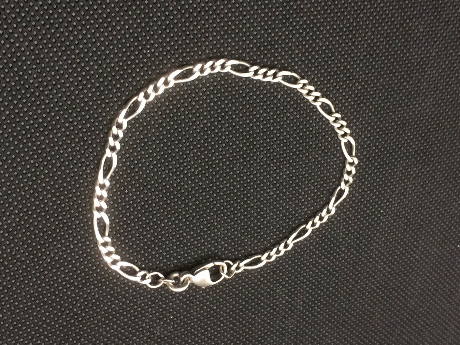 Pretty 925 Silver Hallmarked Bracelet + FBM Hallmarked 20cm Charm Bracelet