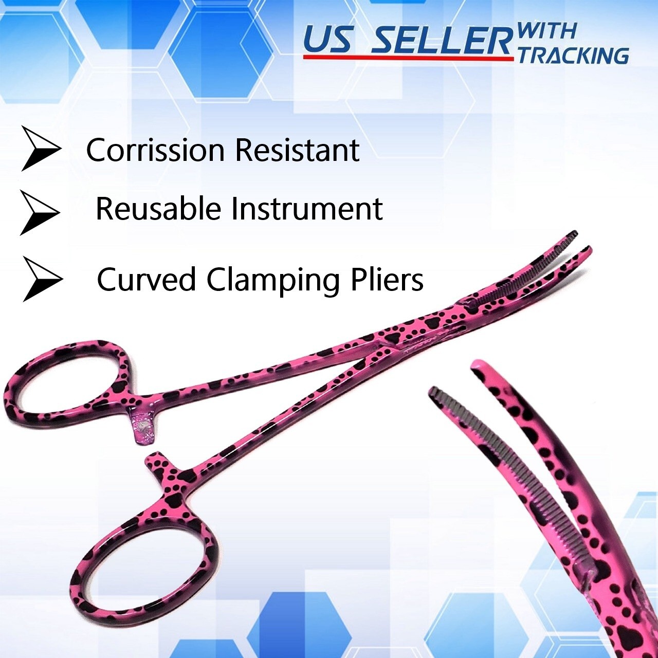 Hemostat Forceps Stainless Steel Jewelry Making Pliers Jewelry Making Tools 5.5″