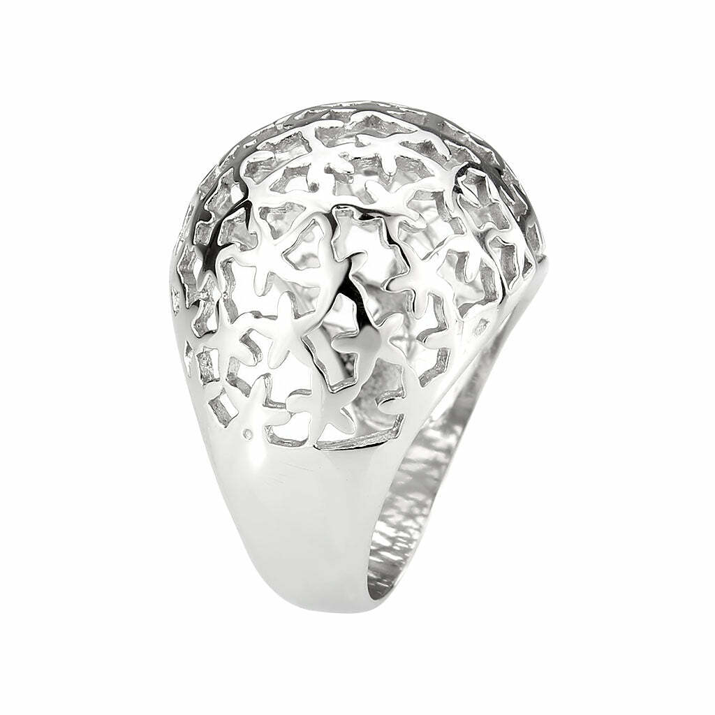 TK3802 – High polished (no plating) Stainless Steel Ring with NoStone in No