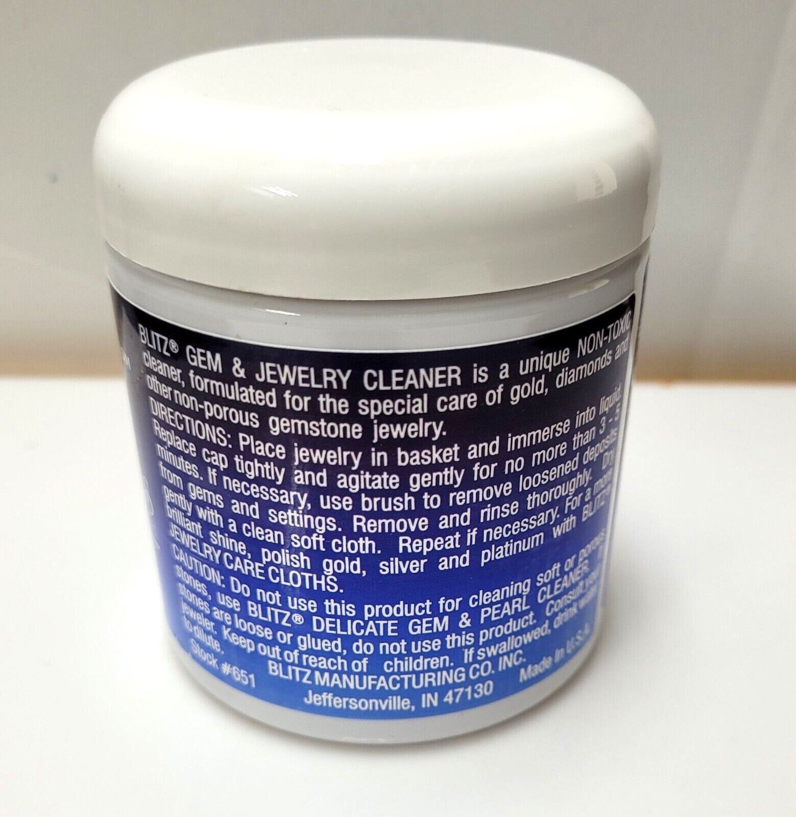 NEJB Gem & Jewelry Cleaner Solution and Jewelry Care Cloth