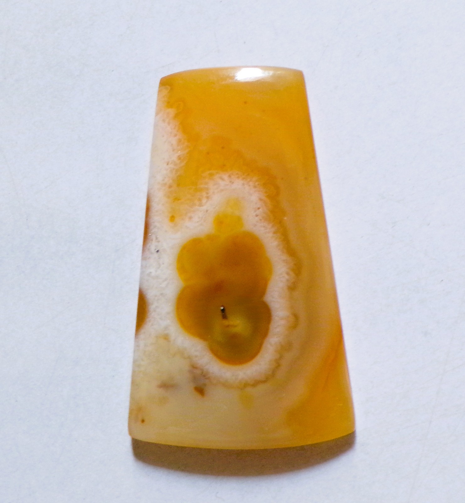 40.75 Cts Natural Orbicular Agate Cabochon Loose Gemstone 40X24X5MM 18