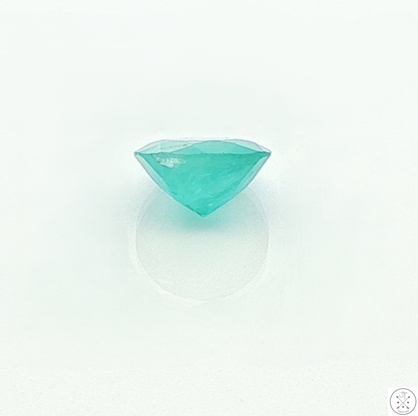 Rare 1.50 Carat Natural Grandidierite 8 mm Round Faceted Gemstone Loose
