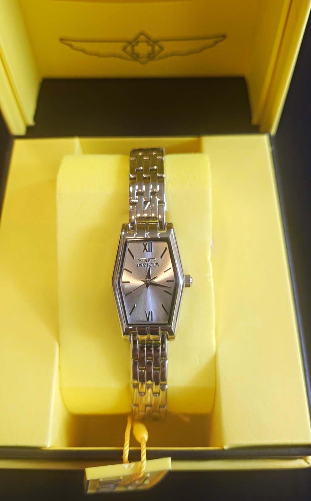 Invicta Angel Women’s Quartz Watch Silver Dial Stainless Bracelet